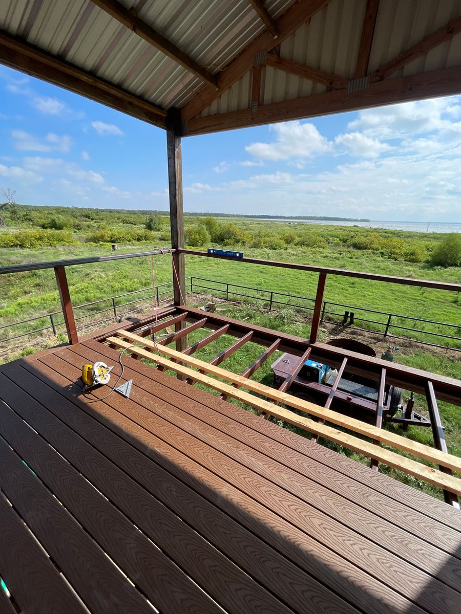 Deck Construction for Keeping Up With The Jones LLC in Corsicana, TX