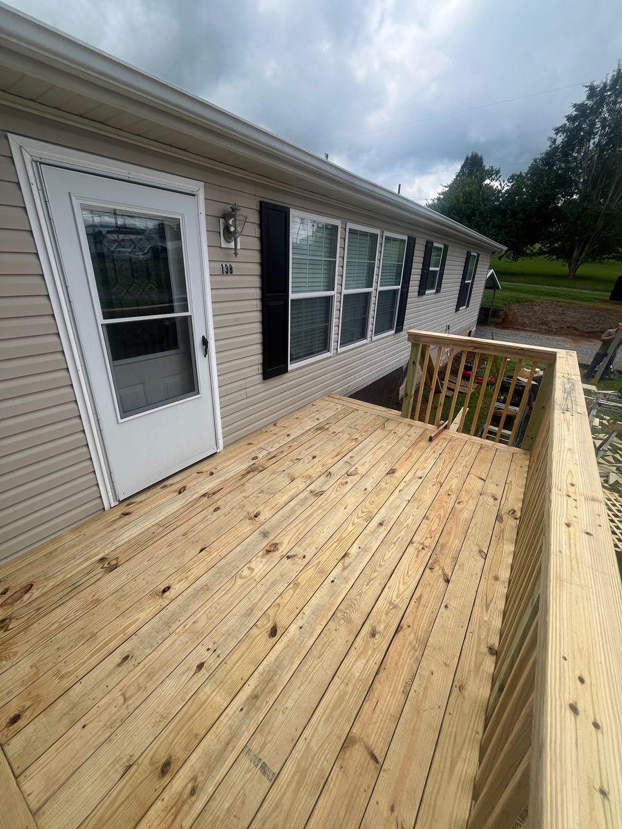 Deck, Porch, & Patio Installation for Wheeler Brothers Construction in Kingsport, TN