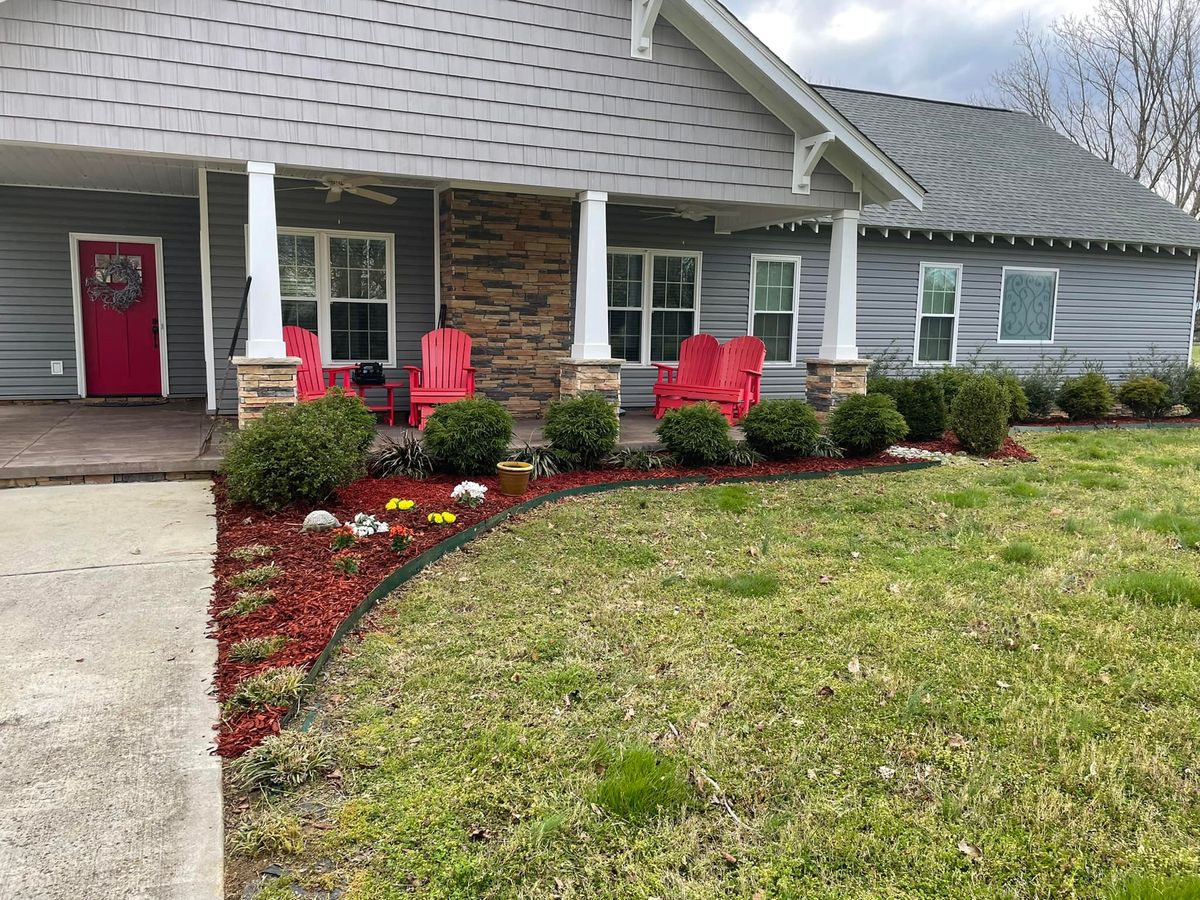 New Flower Beds for Vickers Lawns  in Ardmore, Al