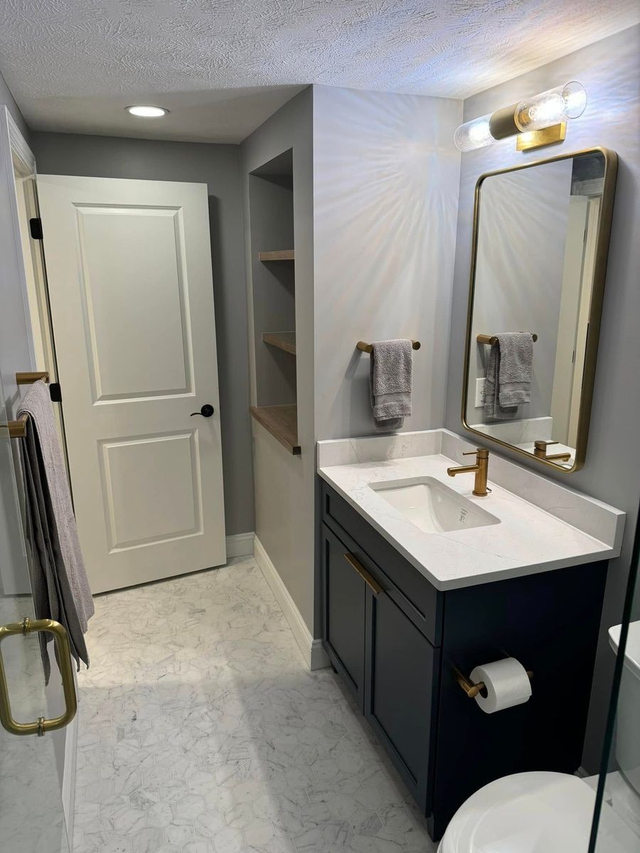 Bathroom Renovation for JMS Home Construction in Mentor, OH