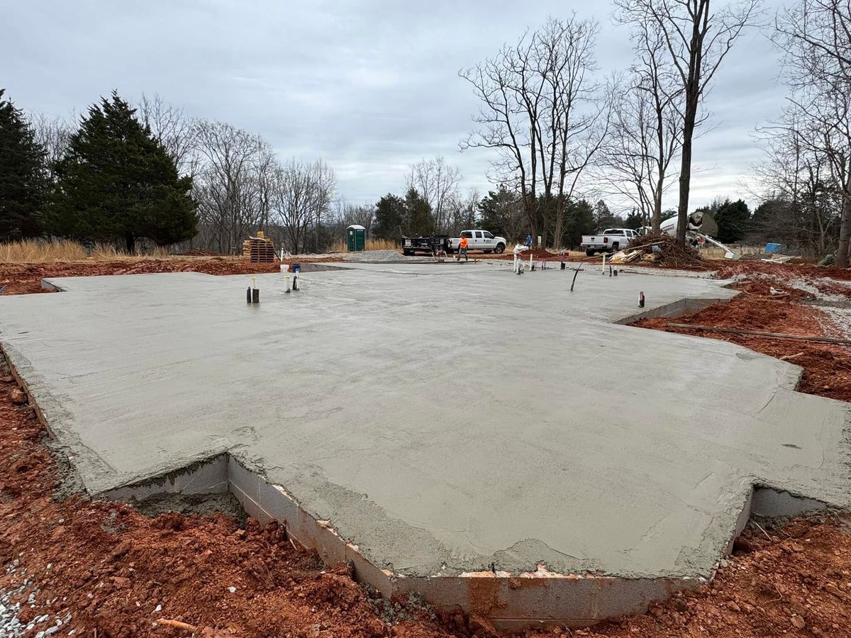 Concrete Foundations for The Amazing Concrete LLC in Roanoke, VA