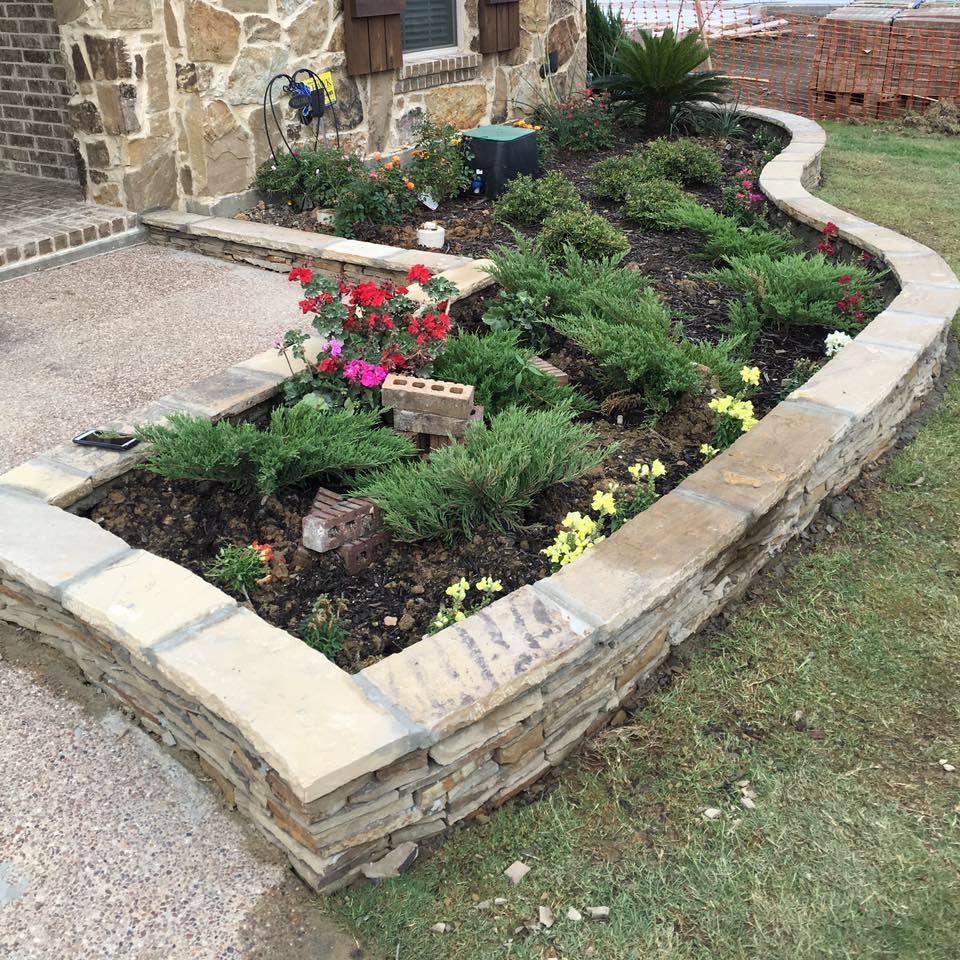 French Drain Installation for E&D Landscape Services in Mansfield, TX