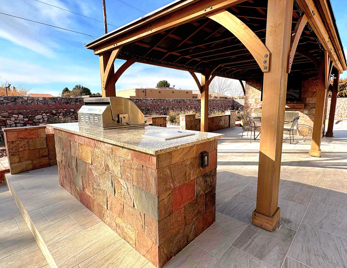 Outdoor Kitchen Construction for Great Outdoors Patio Projects in El Paso, TX