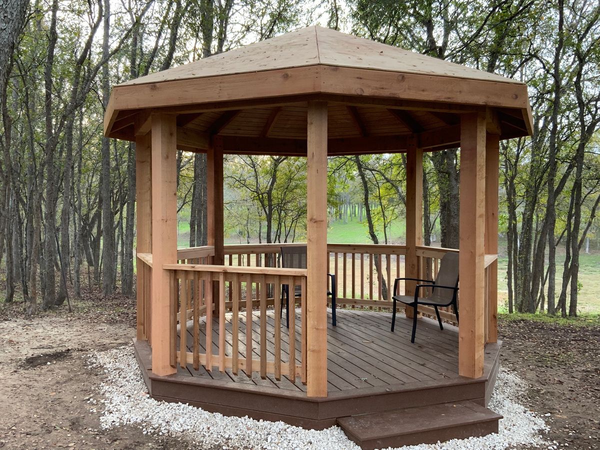 Deck and Patio Construction for ATX Outdoor Construction in Cedar Creek, TX