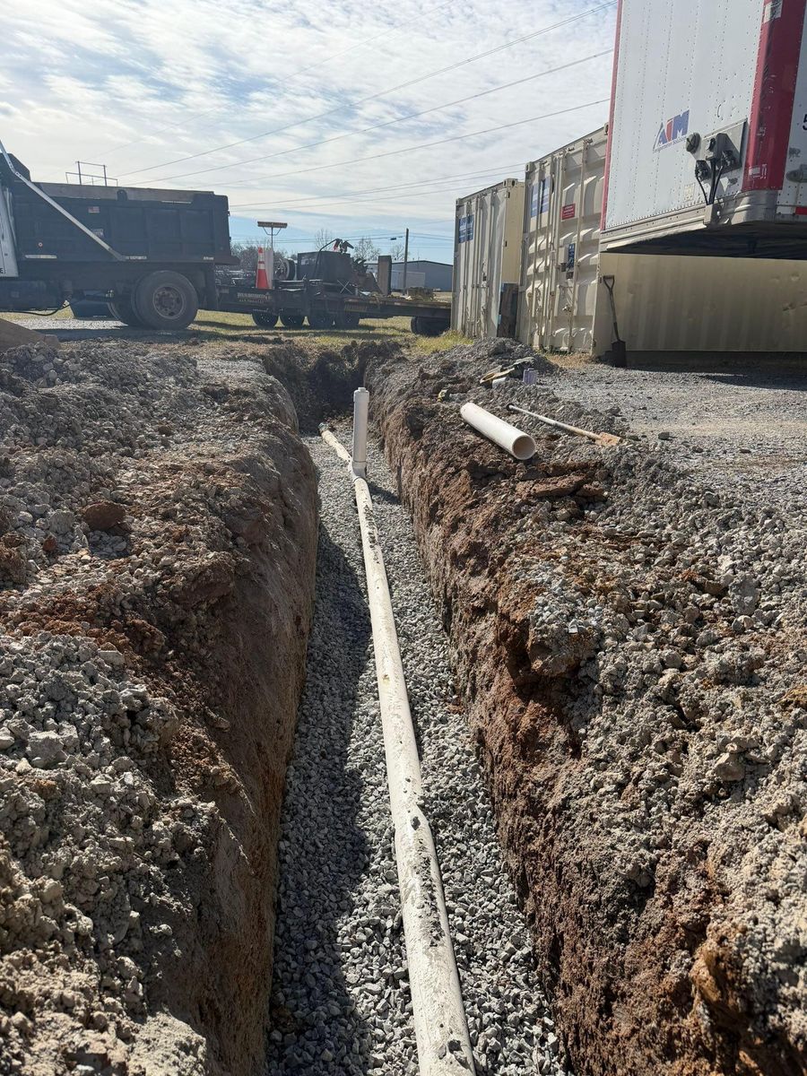 Drainage Solutions and Water Remediation for TrottCo Excavation in Shelbyville, TN