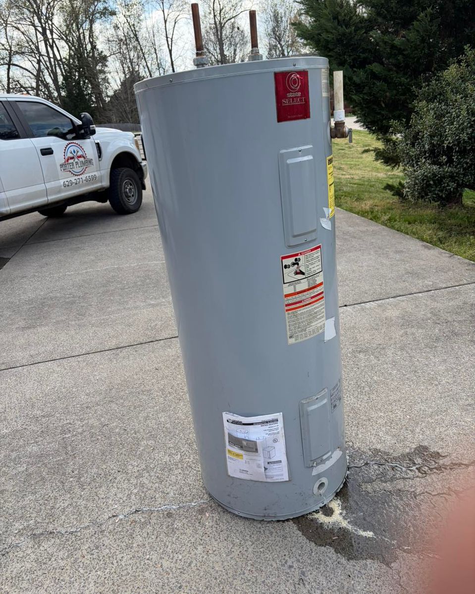 Water Heater Installation and Repair for Porter Plumbing LLC in Pleasant View, TN