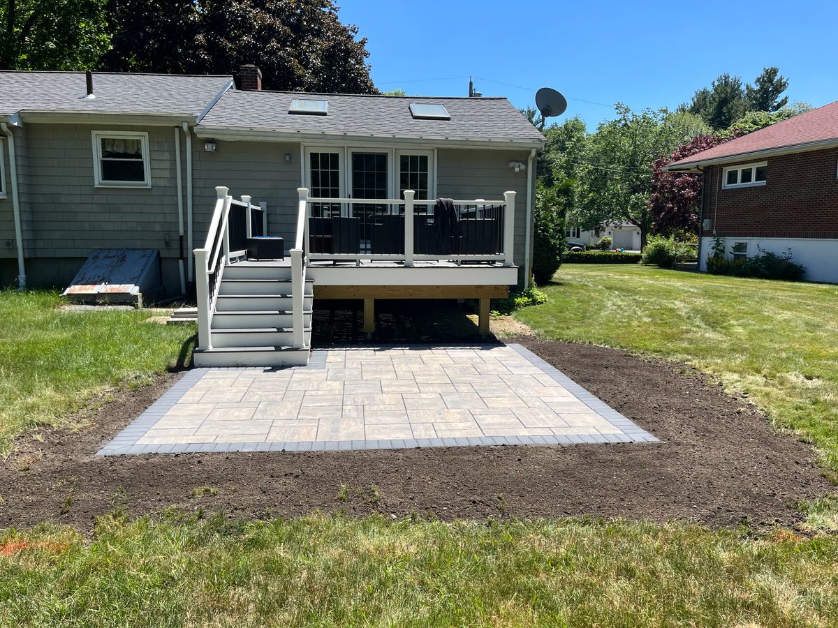 Paver Installation for Shawn's Landscaping in Worcester, MA