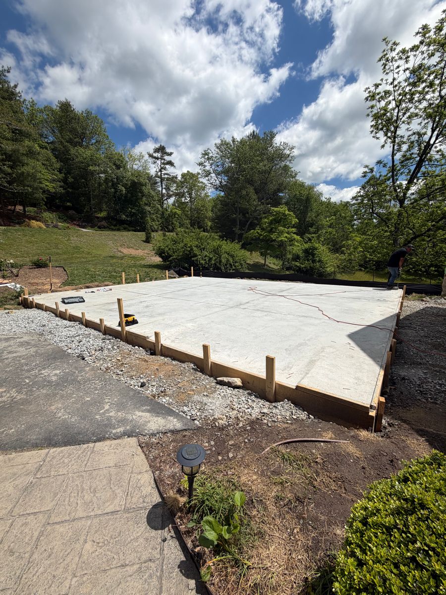 Residential Footing And foundation for JV Hardscape & Construction Inc in Hendersonville, NC