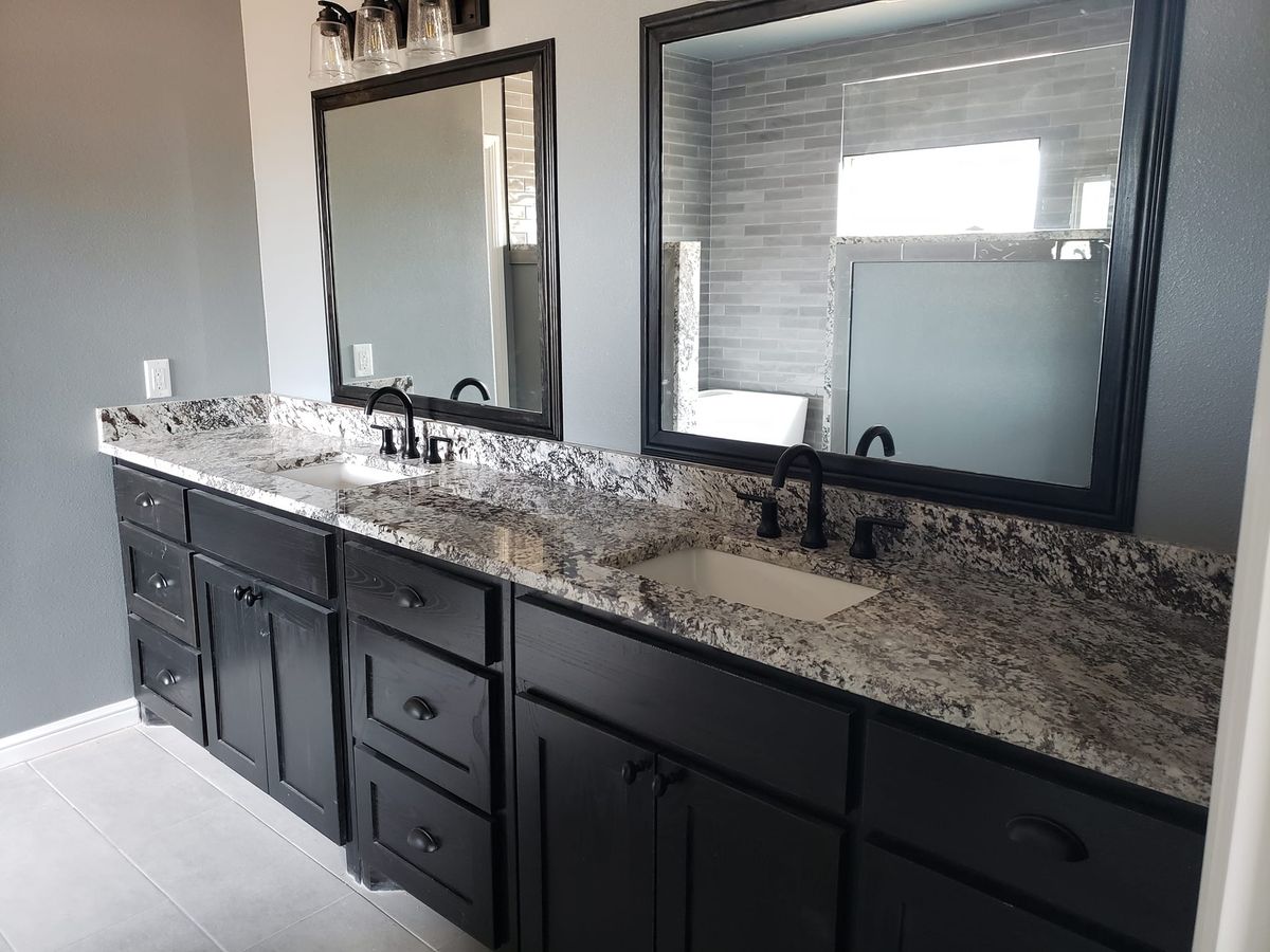 Bathroom Renovation for Top Hand Construction in Azle,  TX