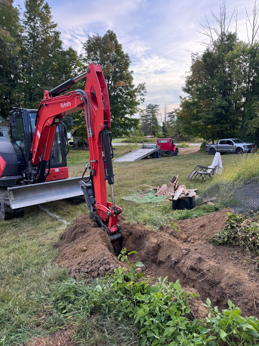 Residential & Commercial Excavation for Jack Of All Blades in Windsor County, VT