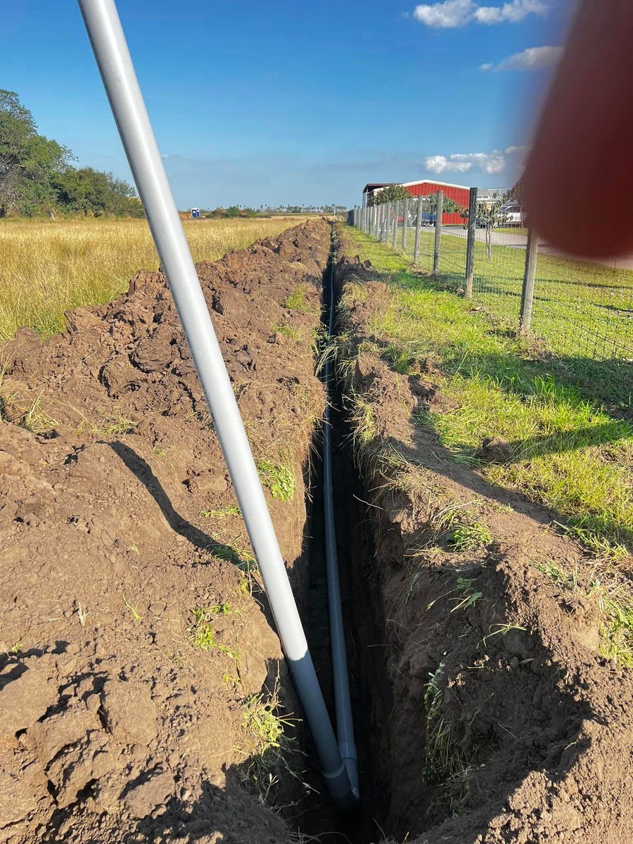 Excavation for Avila’s Heavy Machinery in Rio Grande Valley, TX