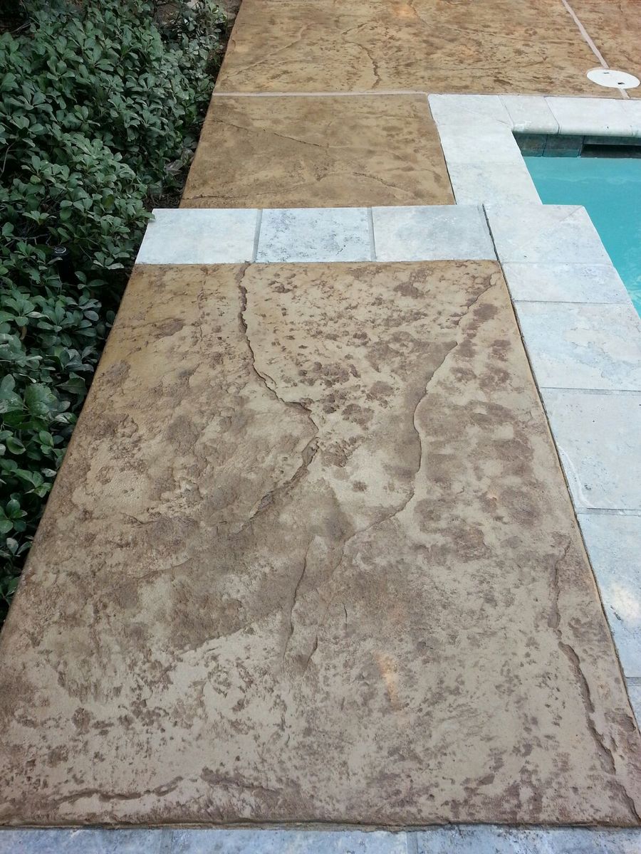 Pool & Patio Restoration for Texas Curb N Borders in Houston, TX