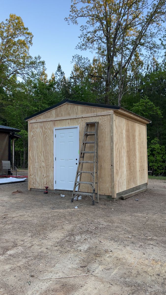 Enclosed Pole Barn for NC Property Works, LLC in Johnston County, NC