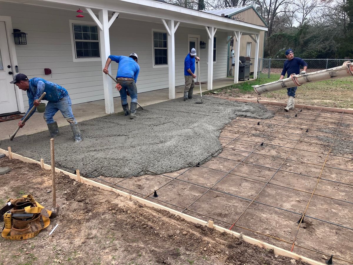 Concrete Patios, Driveways, Sidewalks for Affordable Remodeling ETX in Tyler, TX