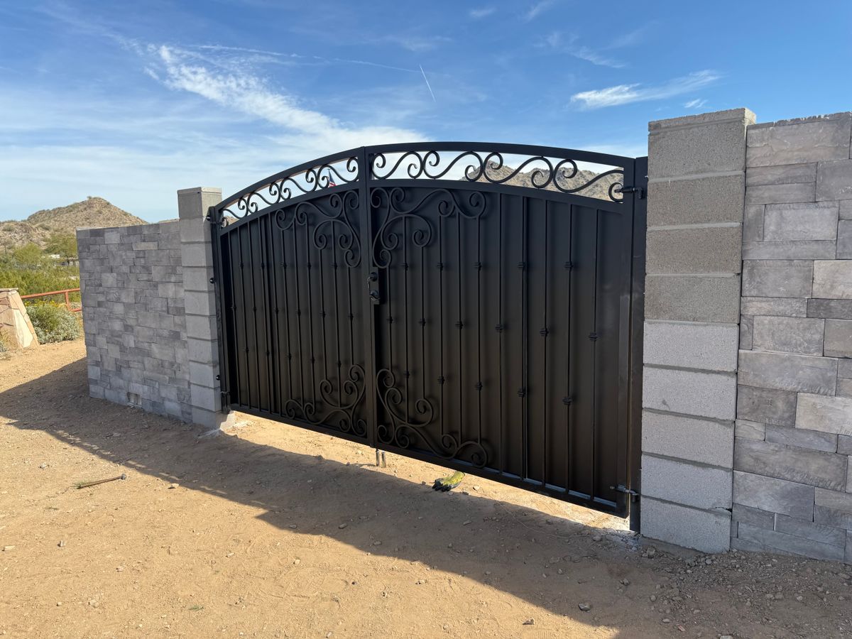 Man Gates for Metal Art Deco in Glendale,  AZ