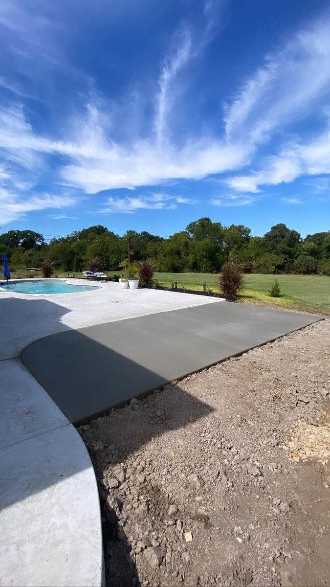 Patios for G2 Custom Concrete in Dallas, TX