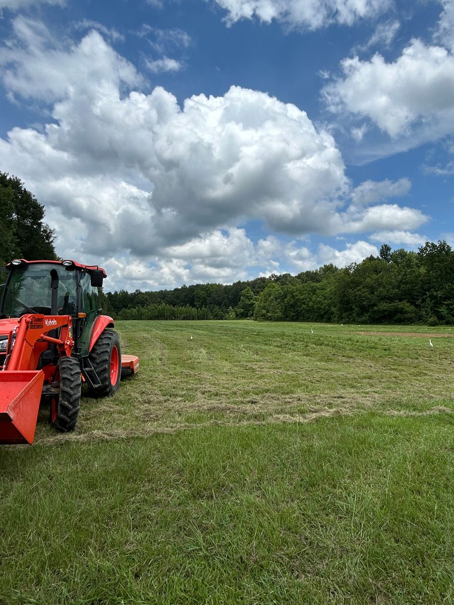 Bush Hogging for Lambert Equipment Services in Hessmer, LA