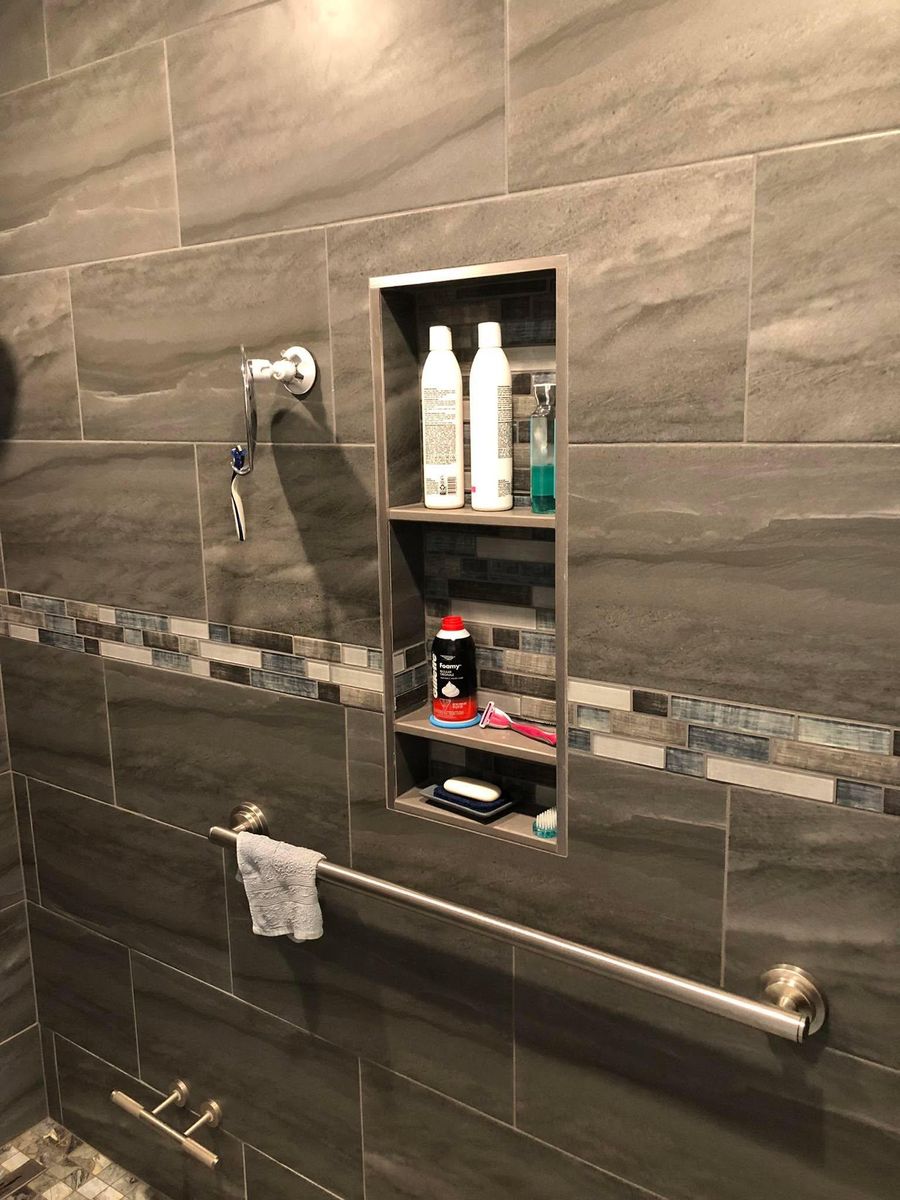 Tiling for David W Taylor Construction in Medina County, OH