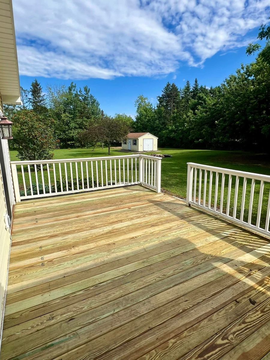 Porch, Decks and Home Editions for Bishop’s Property Maintenance in Franklin, VT