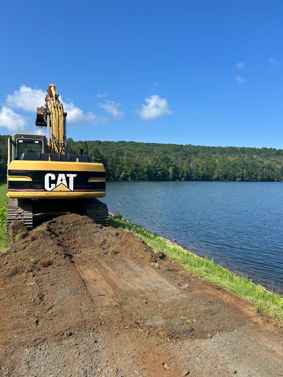 Site Grading for JAD Excavating LLC in Goshen, CT