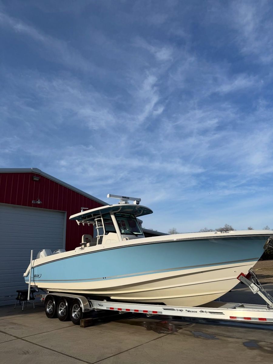 Boat Detail for Relentless Shine Mobile Detailing in Calabash, NC