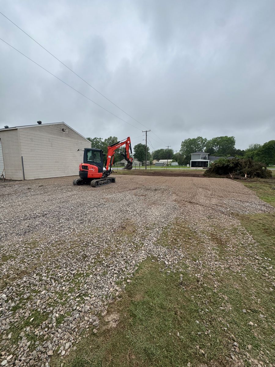 Site Grading for Vaughan Land Management  in Lawton, OK