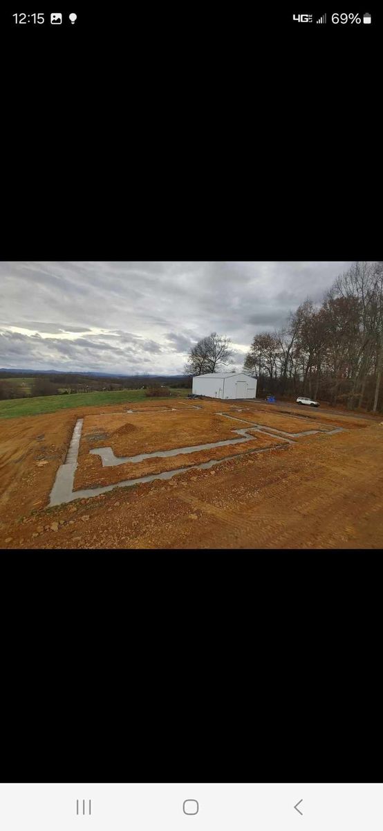 Excavation for M&L Lumber and Excavating in Jonesborough, TN