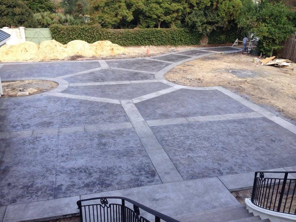 Stamped Concrete for Rock Solid Custom Concrete in Wilmington, NC