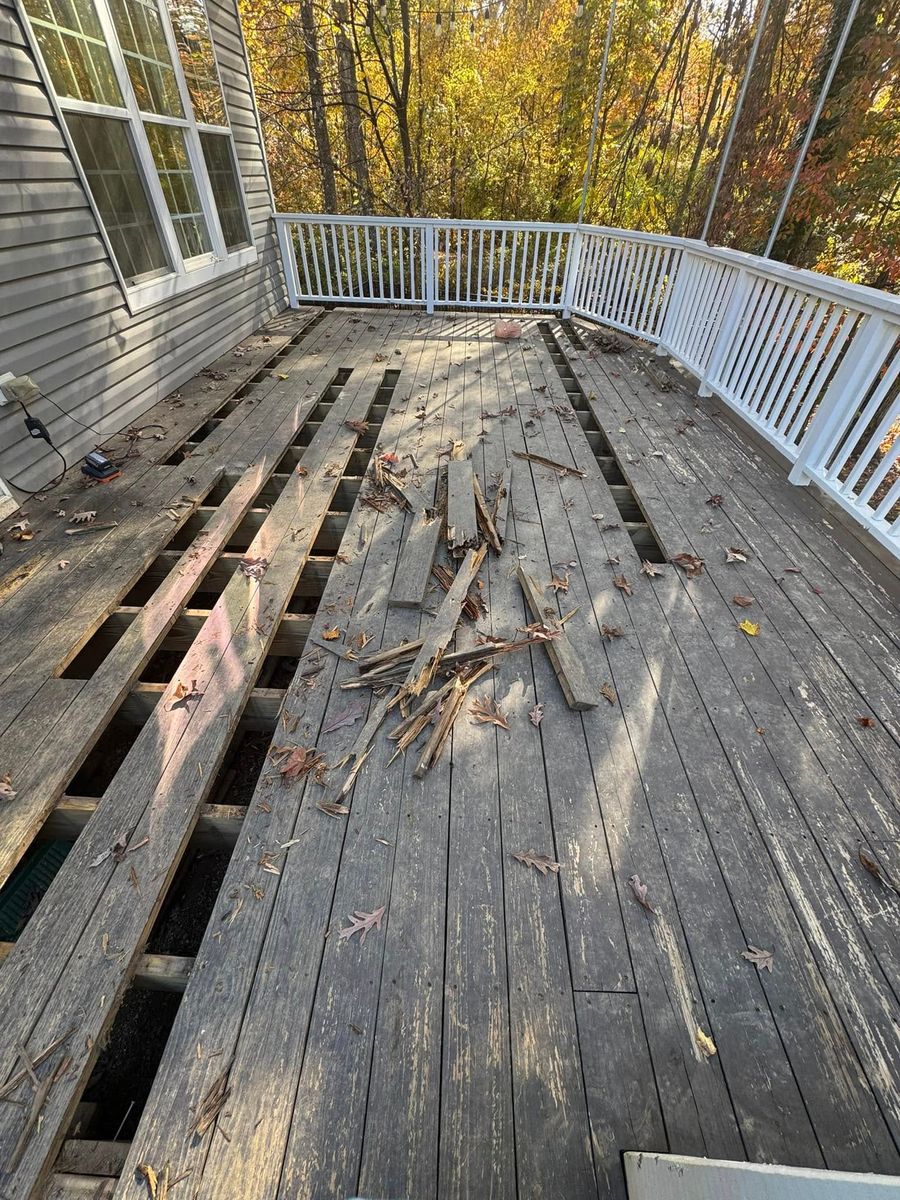 Deck Repair for Performance Pressure & Soft Washing, LLC in Fredericksburg, VA