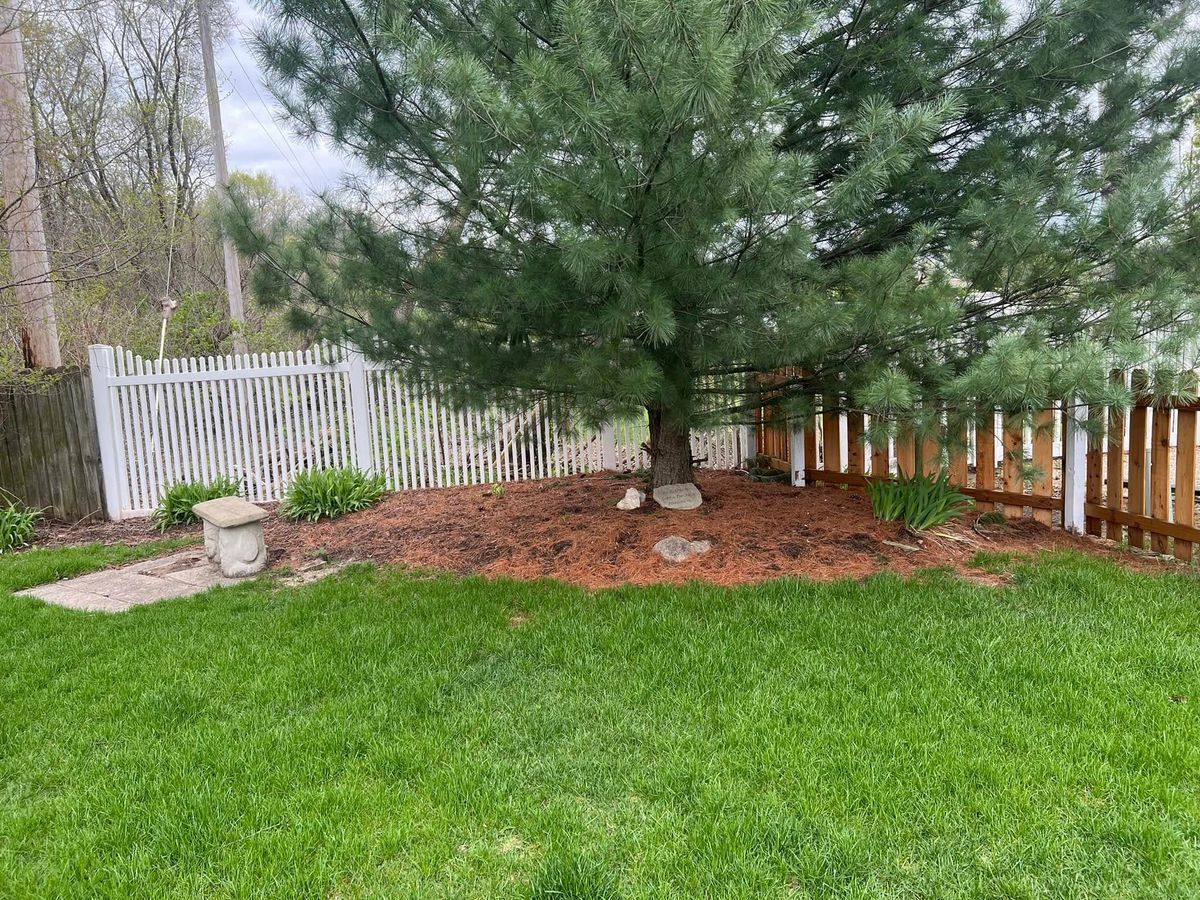 Mulch Installation for Cena Landscaping in Rockford, IL