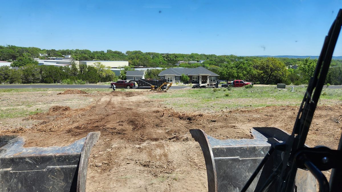 Residential & Commercial Excavation for Bison Creek Construction in New Braunfels, TX