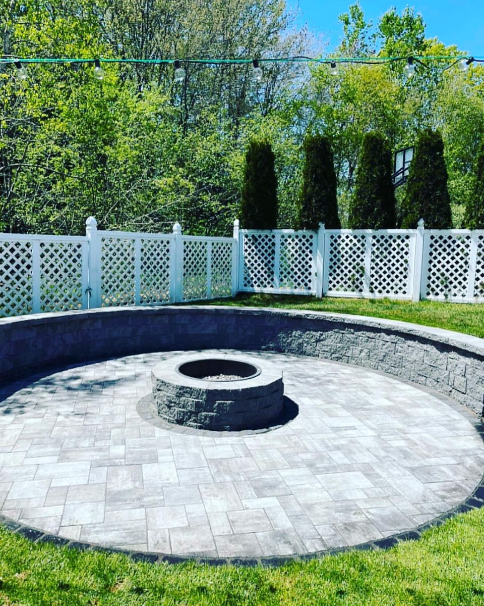 Fire Pit Installation for Diamond Landscape & Hardscape LLC in Kalispell, MT