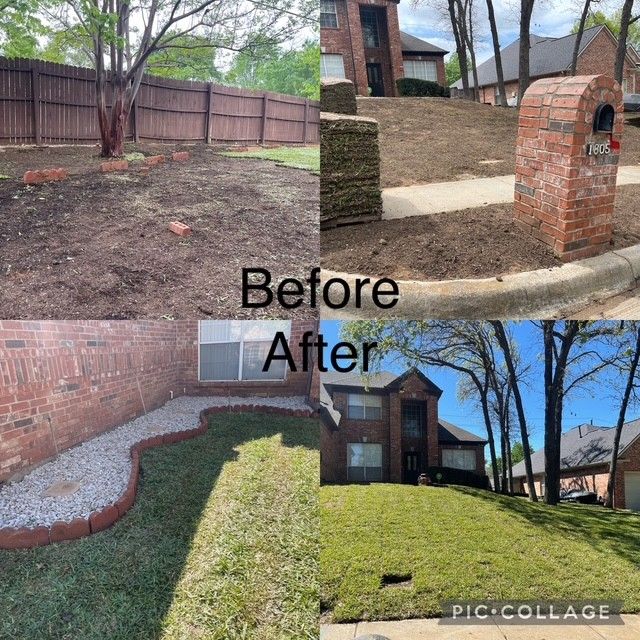 Landscape Installation for Valadez Landscaping LLC in Fort Worth, TX