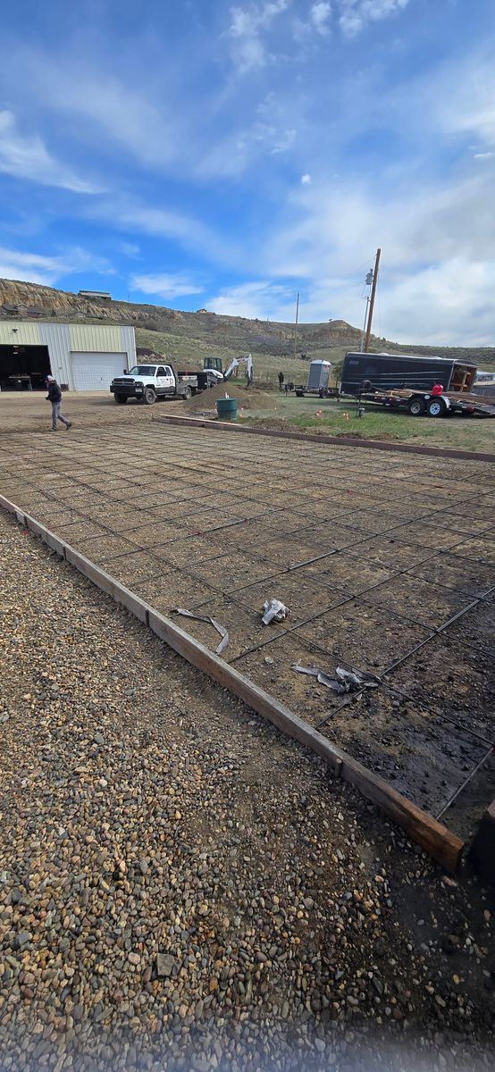 Concrete Slab Construction for Pando & Duarte Concrete LLC in Craig, CO