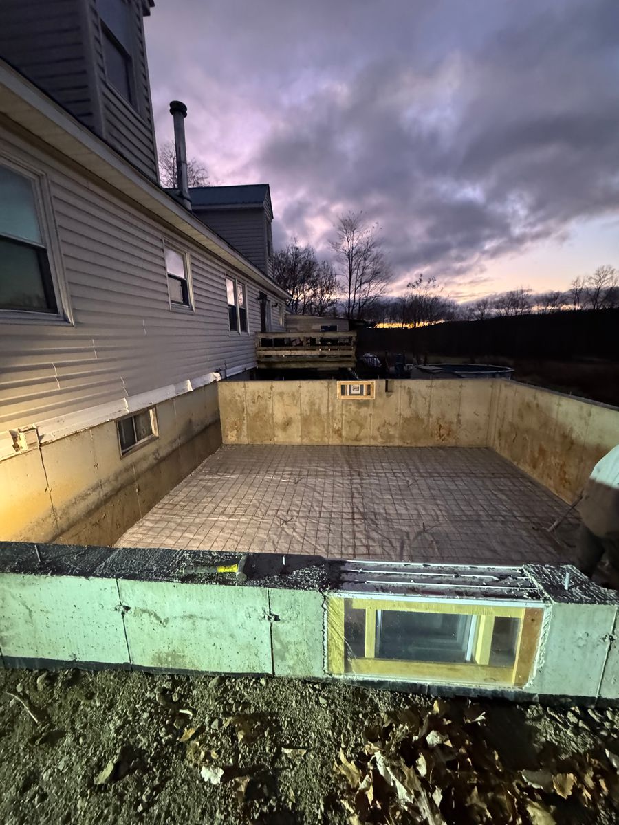 Concrete Foundations for Allstone Excavation in Rotterdam, NY