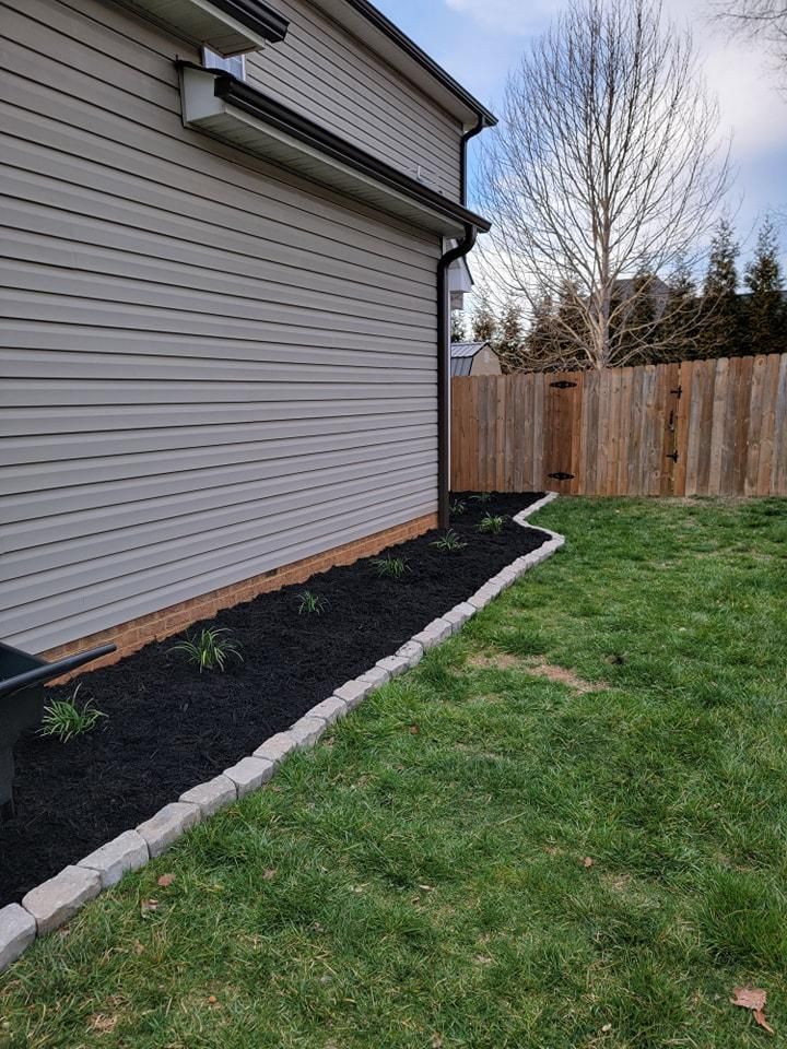 Flower Bed Installation for Piedmont Lawn and Landscaping in Lexington, NC