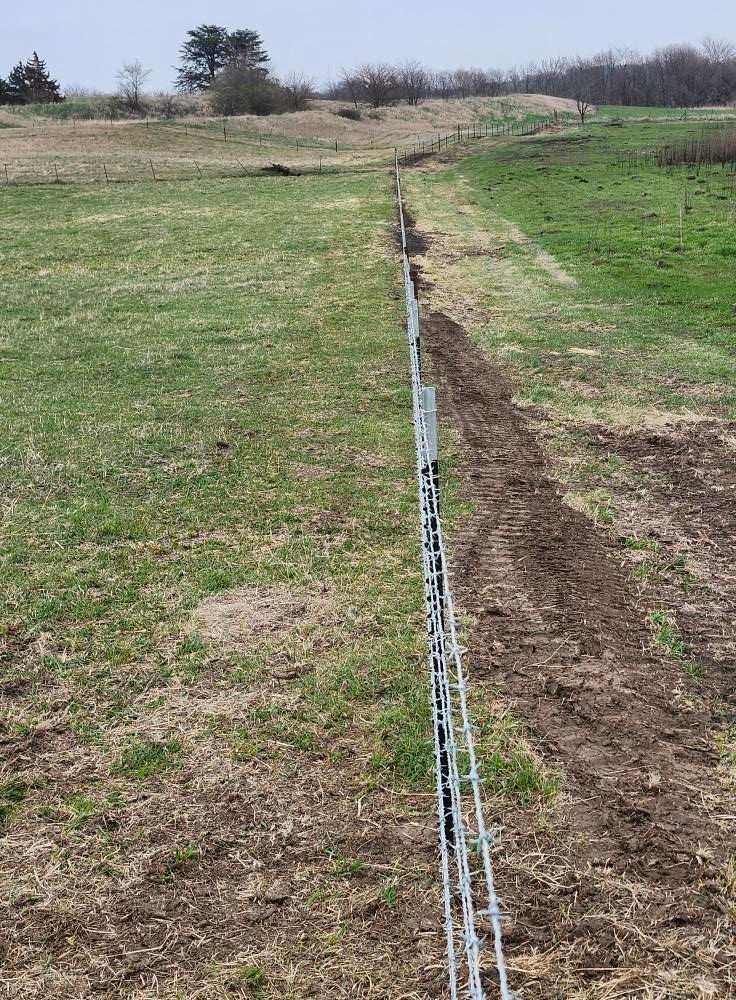Fence Installation for HWY 2&65 Fabrication & Fencing in Humeston, IA