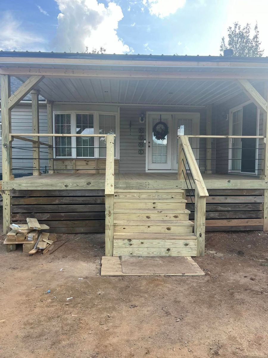 Deck & Patio Installation for Finished Solutions Concrete LLC in Elberton, GA