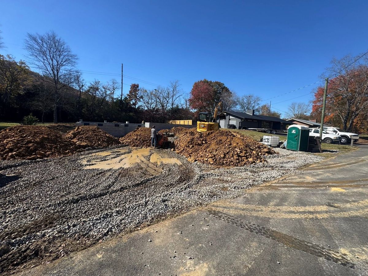 Gunite Pool Construction for Grasshopper Excavating & Pools in Pigeon Forge, TN