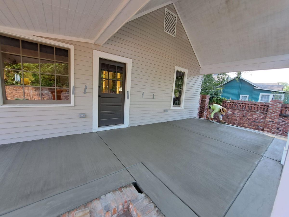 Patio Design & Installation for Cortes Concrete LLC in Athens, GA