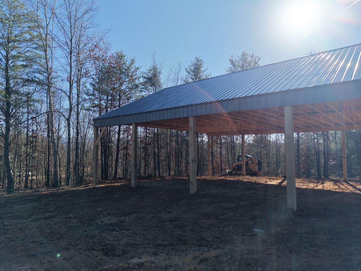 Site Preparation for Brannon's Construction in Riceville,  TN