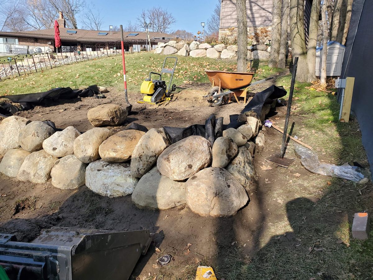 Mulch Installation for Down To Business LLC in Howell, Michigan