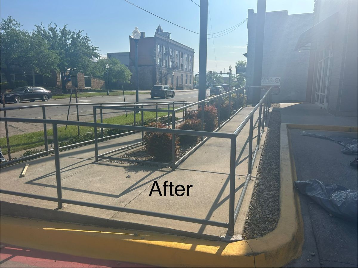 Fence Repair for Cash’s Metal Works in Greenville, TX