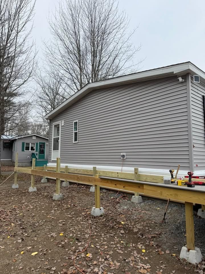 Deck & Patio Installation for The Finish Group in Bangor, ME