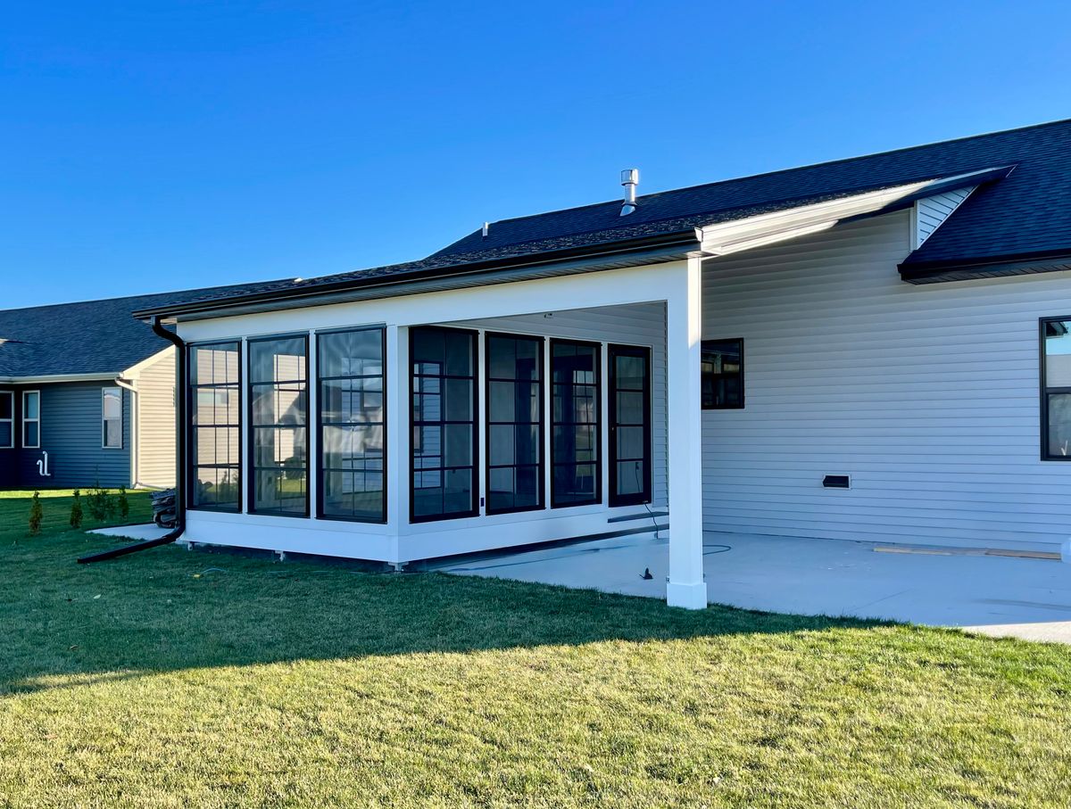 Porch Cover Building for Tru Frame Outdoor Structures in Menasha, WI