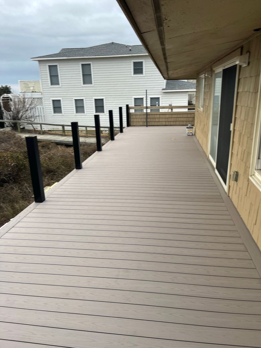 Deck & Patio Installation for Salt Side Construction in The Outer Banks, NC