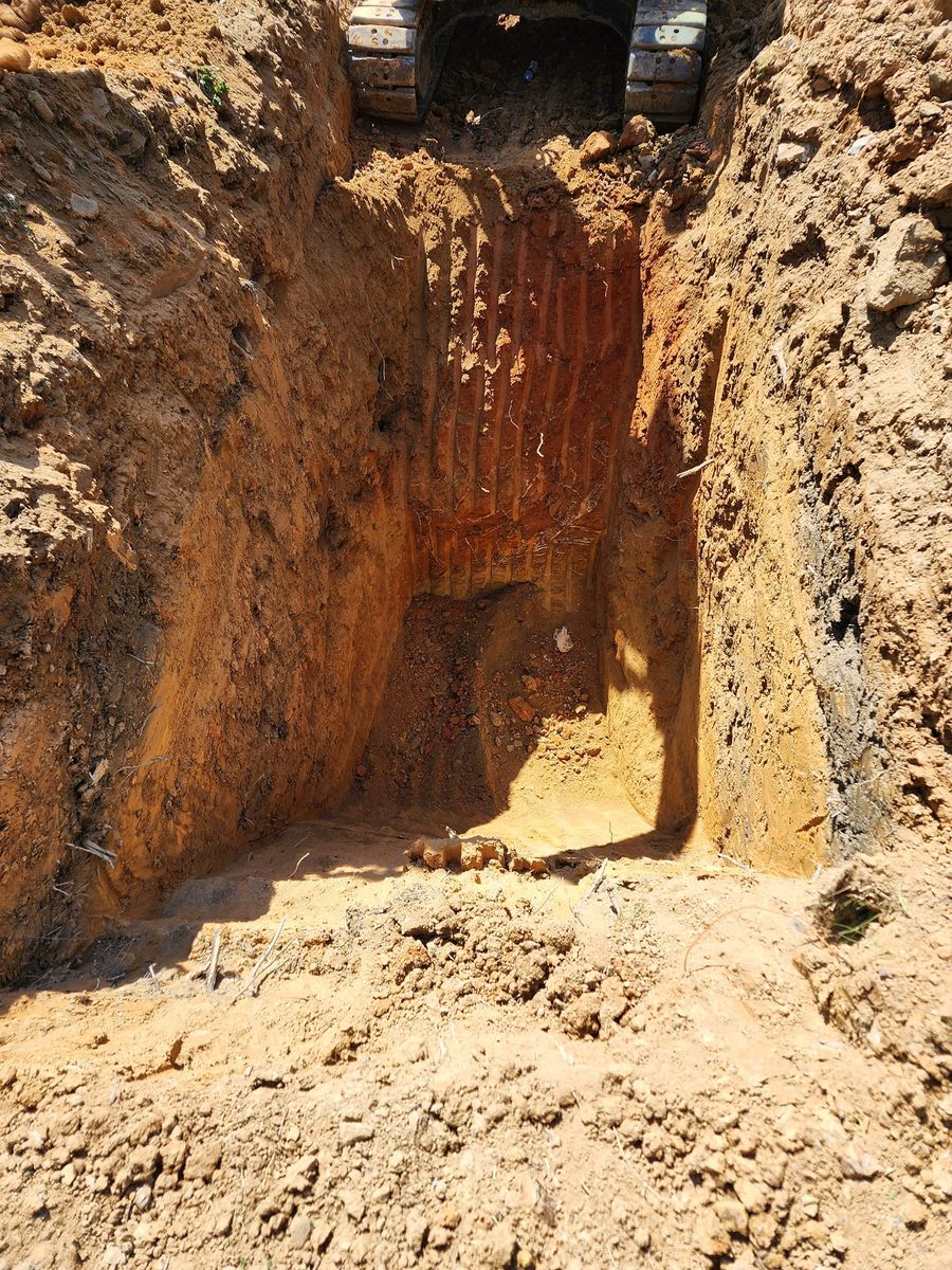 Foundation Digging for Swift Creek Construction in Chesterfield County, VA
