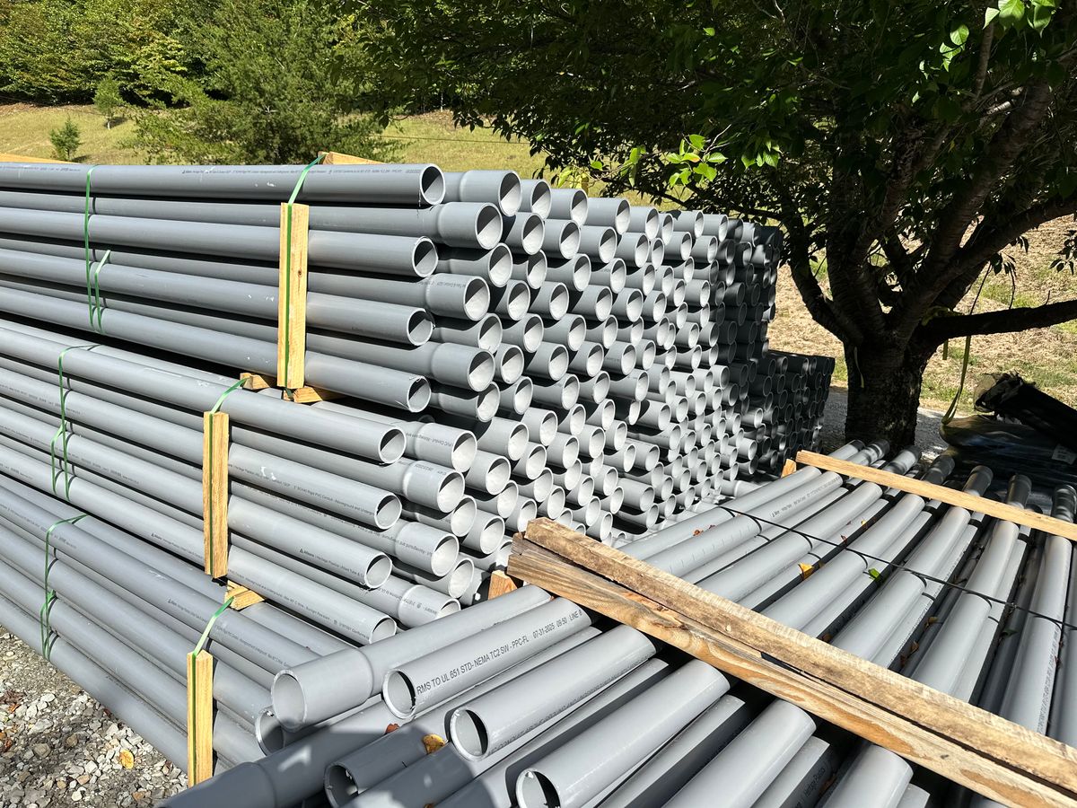 Sale of hdpe waterline for SNL AERATION in Pecks Mill,,  WV