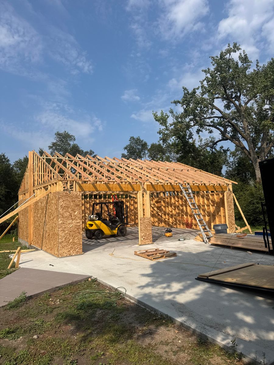 Framing for Harter Construction in Fargo, ND