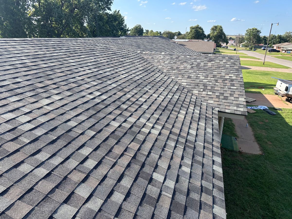 Roofing for Triple C Improvements in Carnegie, OK